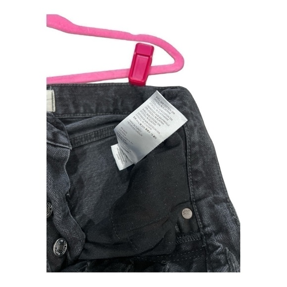 Free People Bren Boyfriend Jeans - Black Magic - Size 24 Button fly - Picture 13 of 15